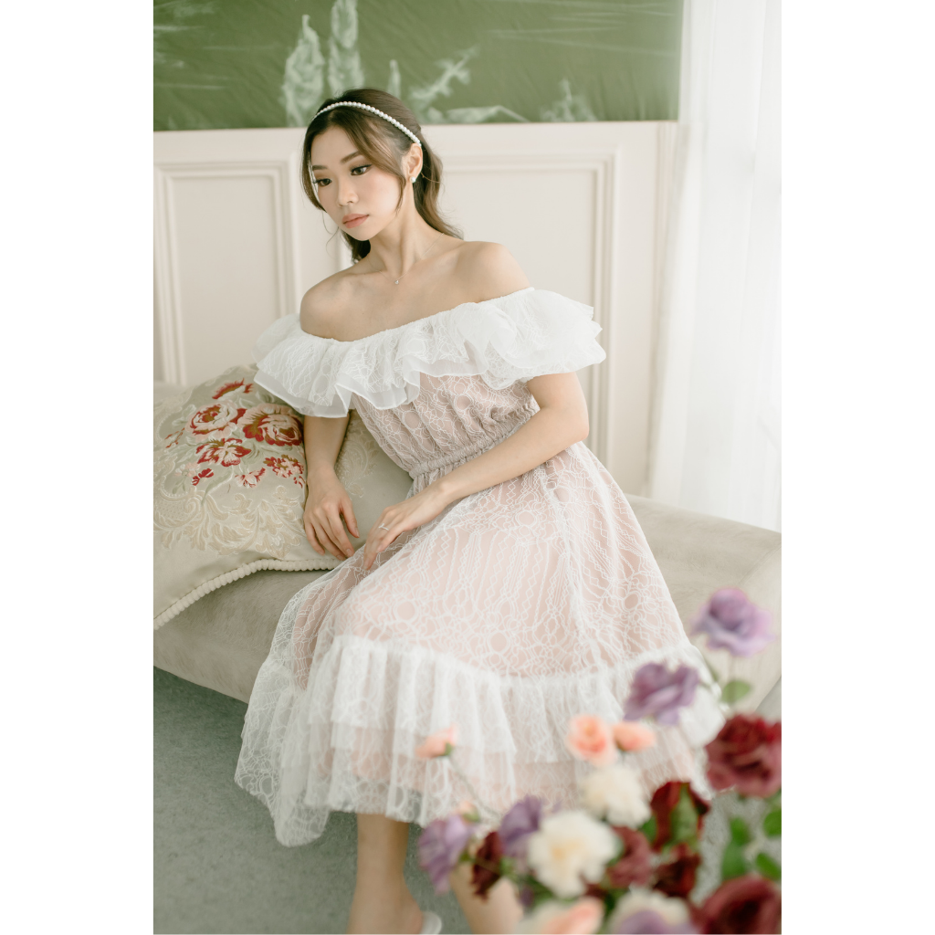 Ayaco Nori Lace Dress