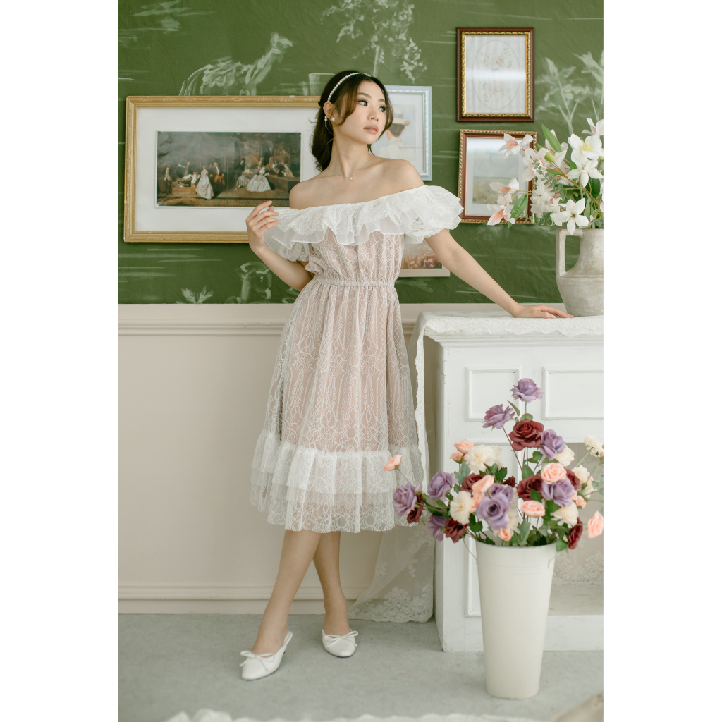 Ayaco Nori Lace Dress