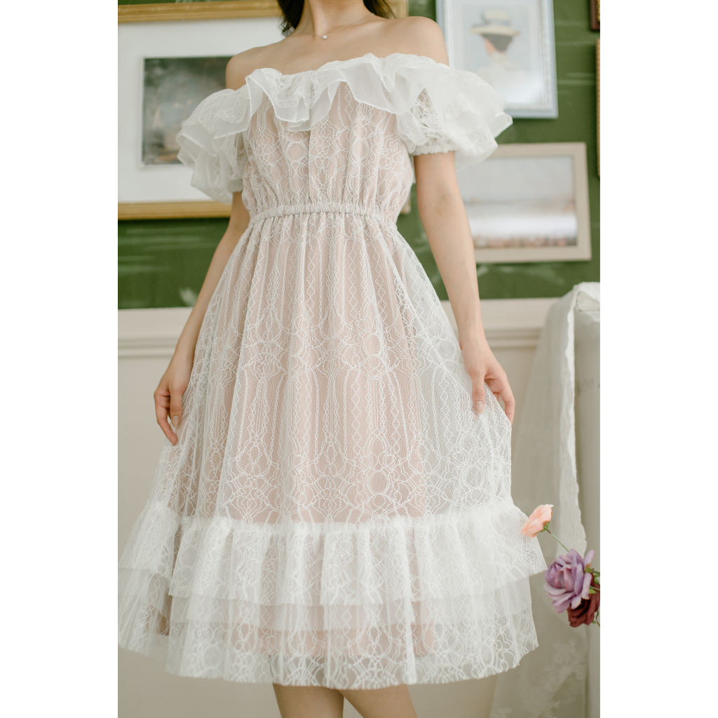 Ayaco Nori Lace Dress
