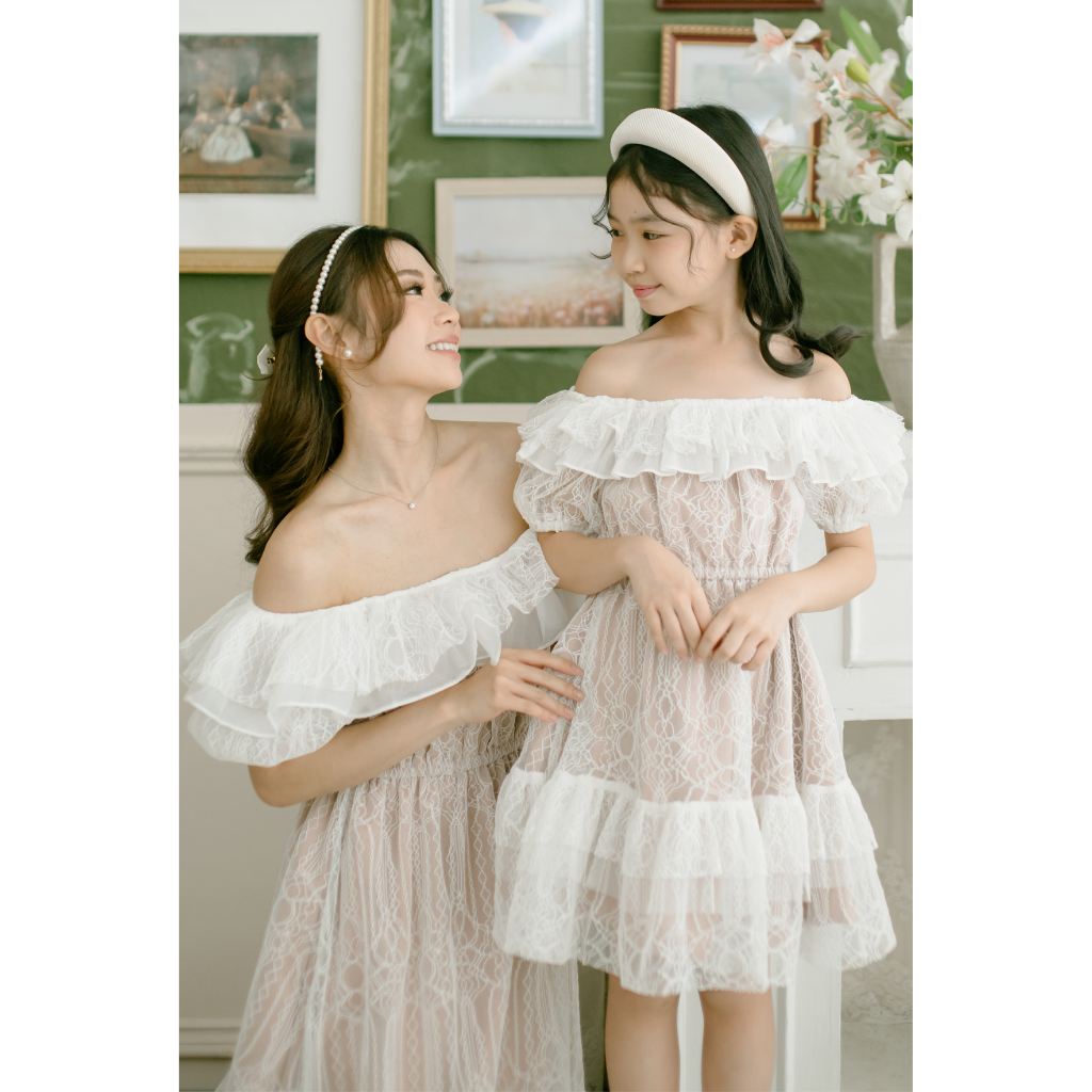 Ayaco Bundle Nori Lace Dress + Mini Nori Lace Dress