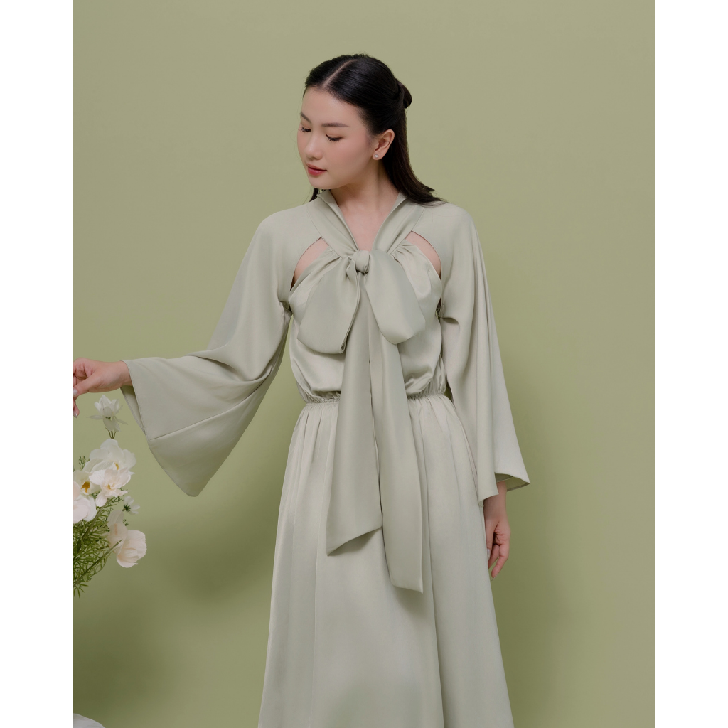 Ayaco Jade Bow Dress