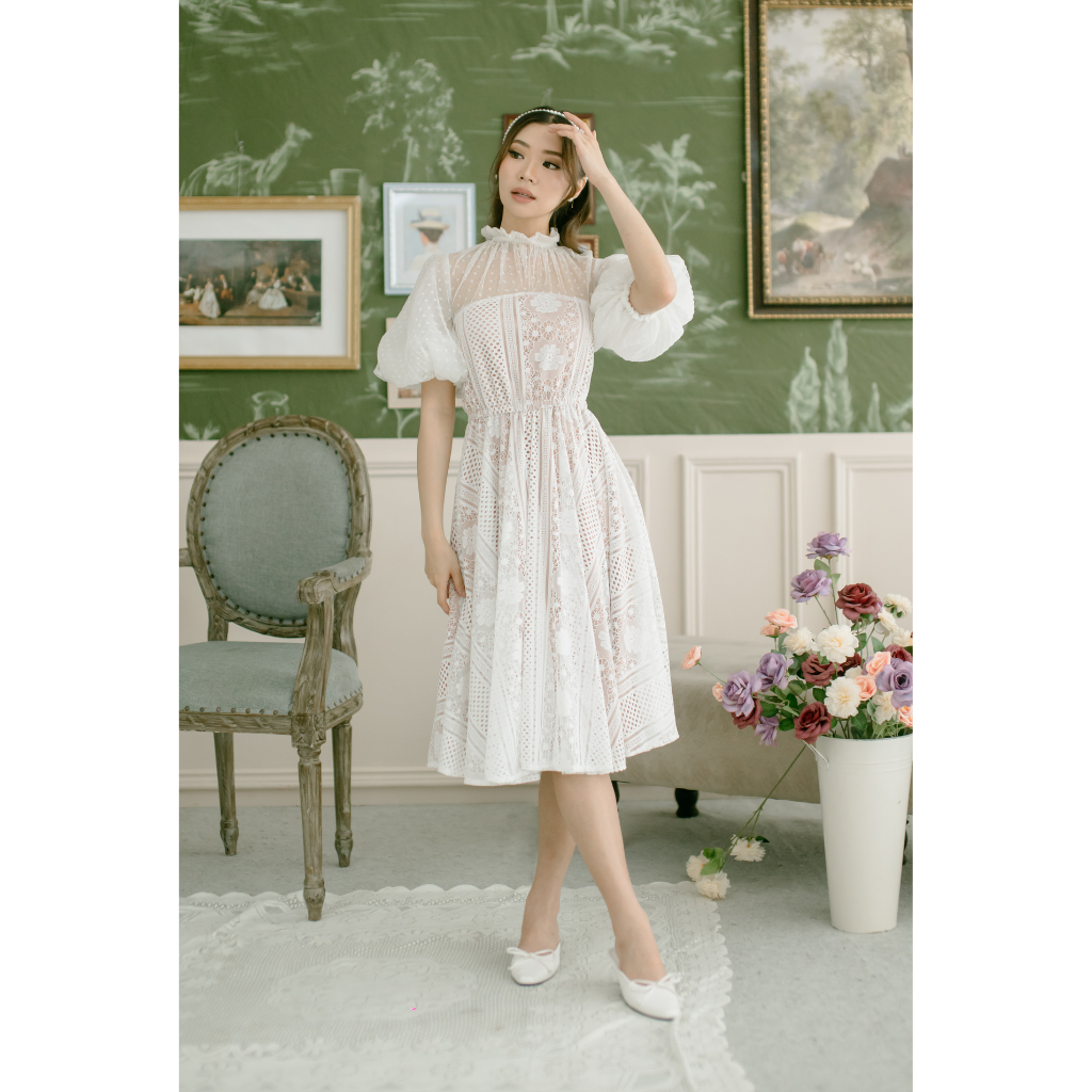 Ayaco Anna Lace Dress