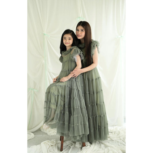Bundle Minji Tulle Dress + Mini Minji Tulle Dress (Pistachio)