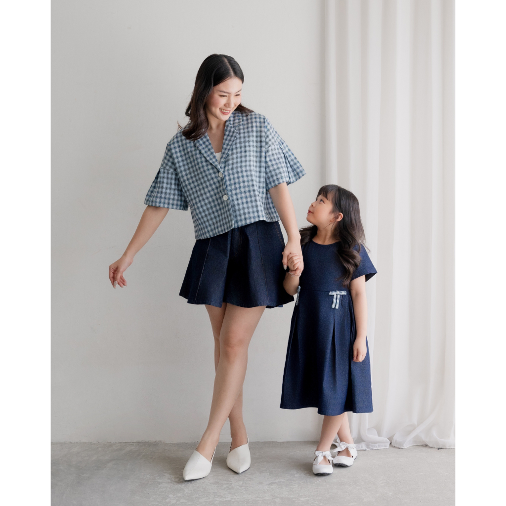 Ayaco Mini Chuu Denim Dress