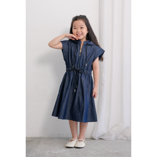 Ayaco Mini I-dle Denim Dress