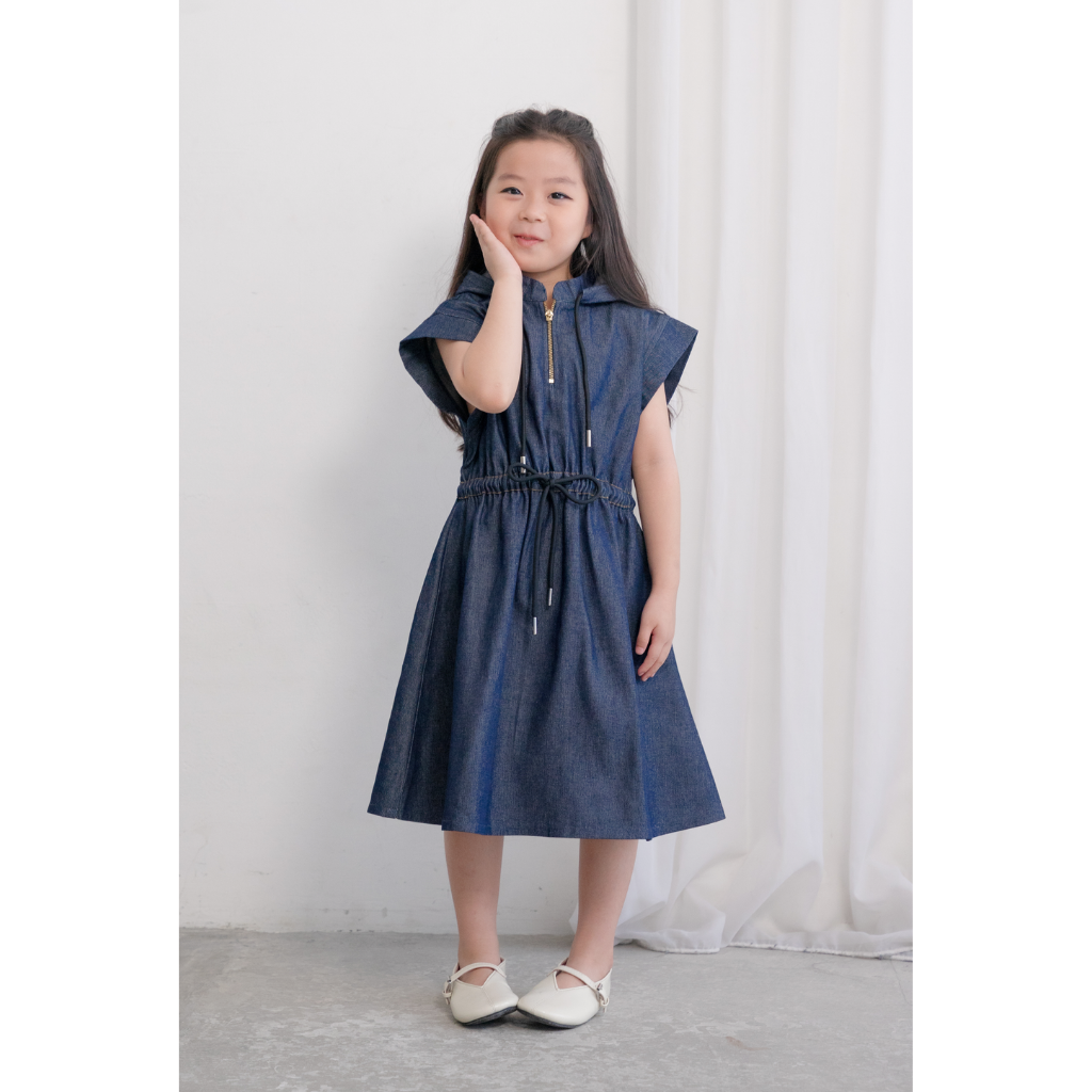 Ayaco Mini I-dle Denim Dress