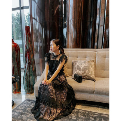 Ayaco Hanni Maxi Dress (Black)