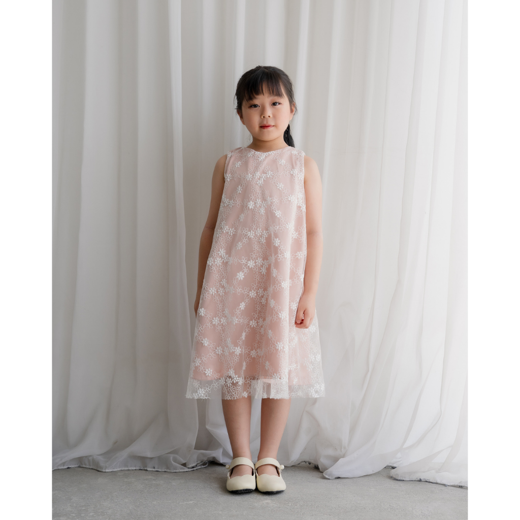 Ayaco Mini Pearl Lace Dress
