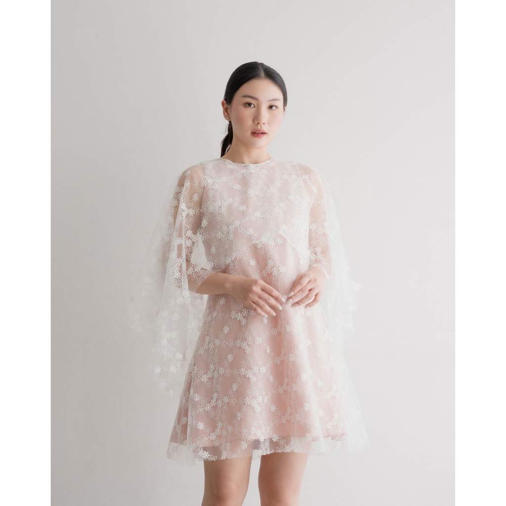 Ayaco Pearl Lace Dress