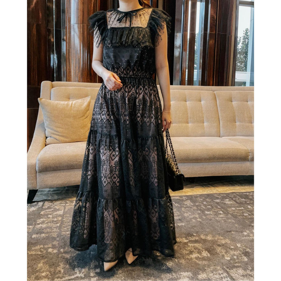 Ayaco Hanni Maxi Dress (Black)