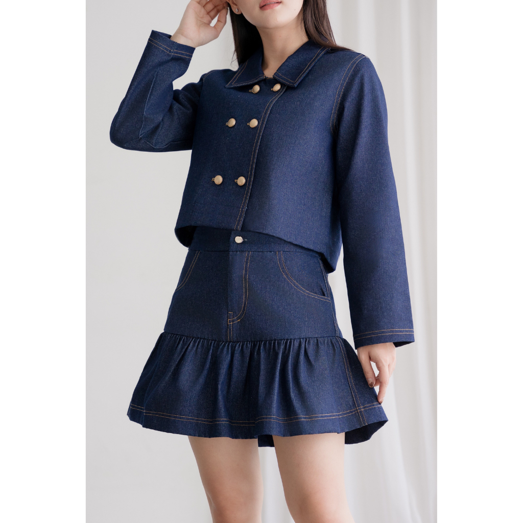 Ayaco Luna Denim Set (Top)
