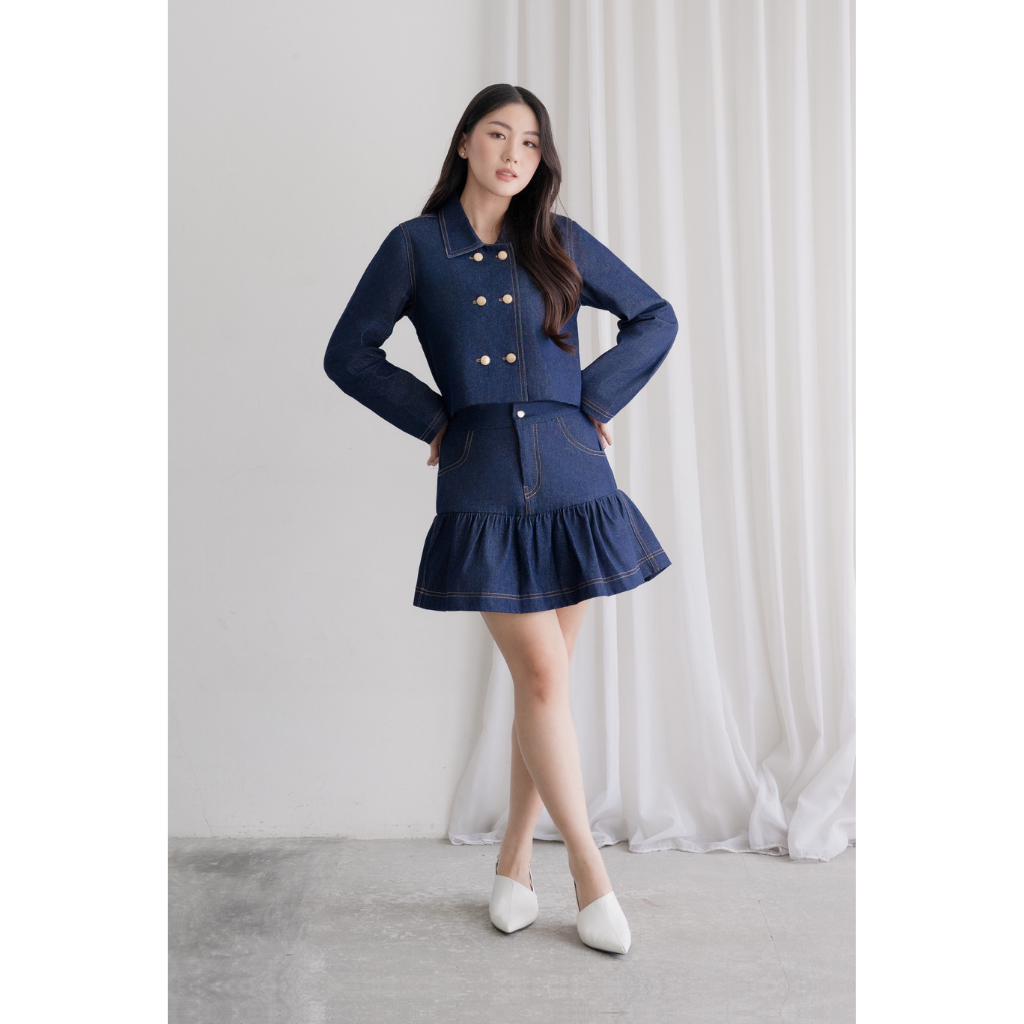 Ayaco Luna Denim Set (Top)