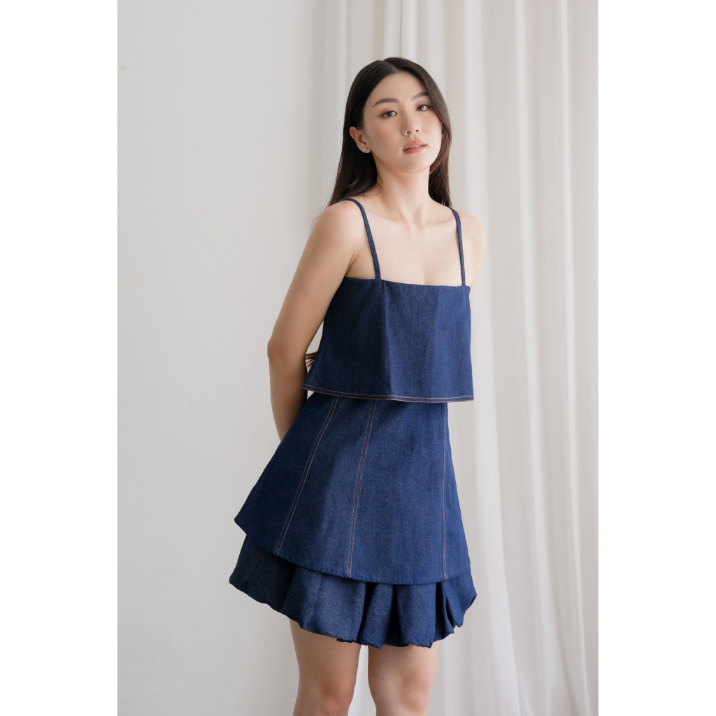 Ayaco Itzy Denim Top & Skirt (Balloon Skirt)