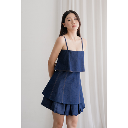 Ayaco Itzy Denim Top & Skirt (Balloon Skirt)