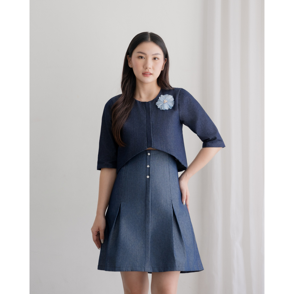 Ayaco Min Ji Denim Set