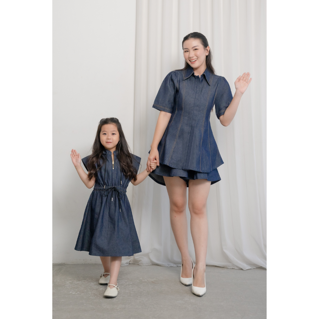 Ayaco Mini I-dle Denim Dress