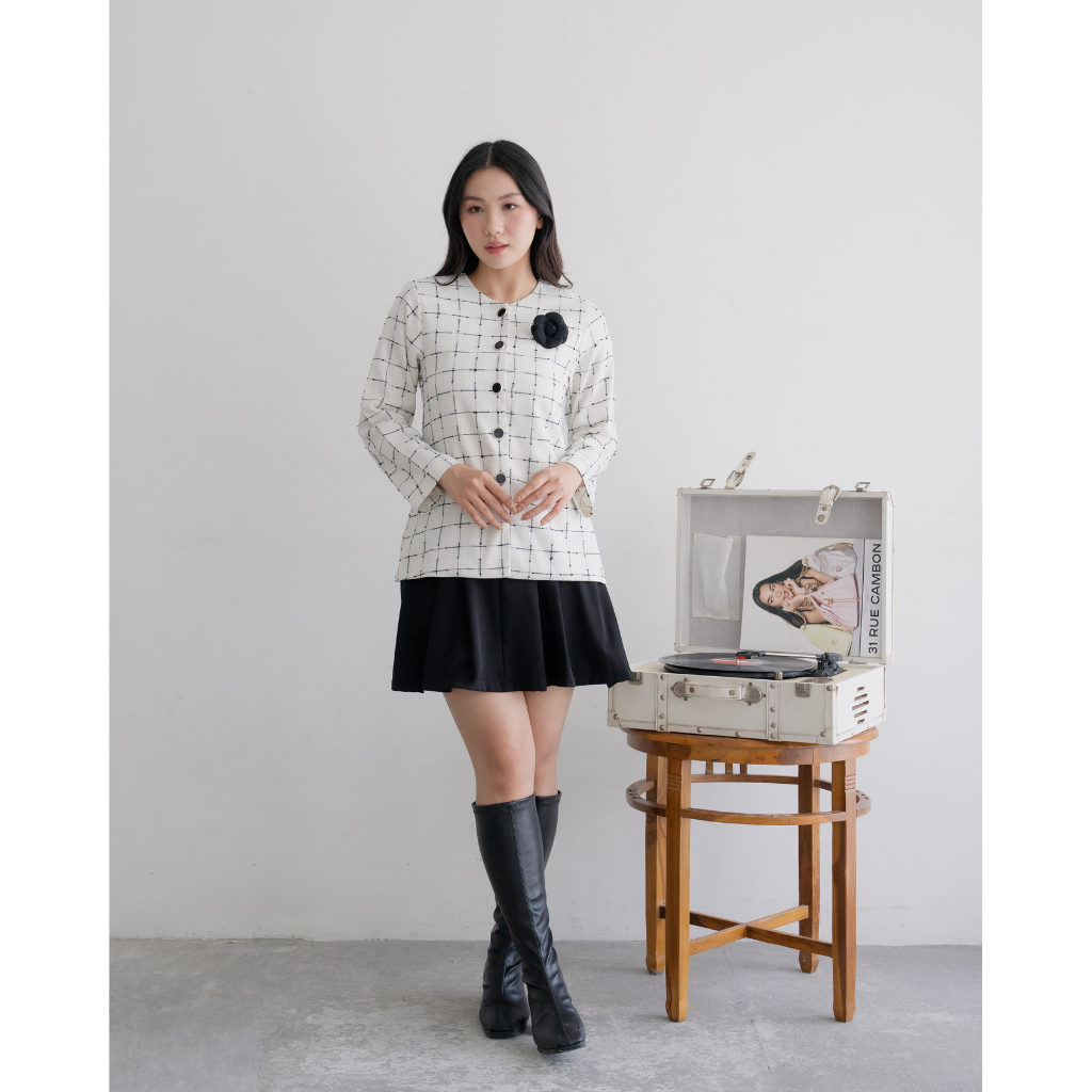 Ayaco Tara plaid outer