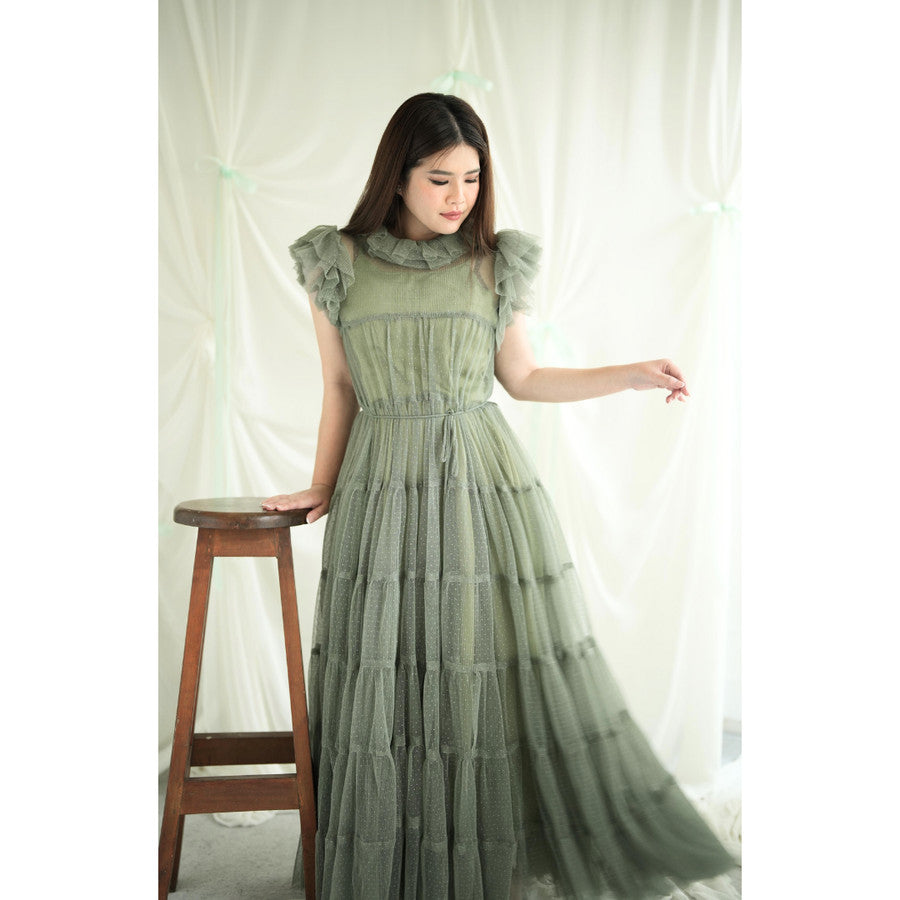 Bundle Minji Tulle Dress + Mini Minji Tulle Dress (Pistachio)