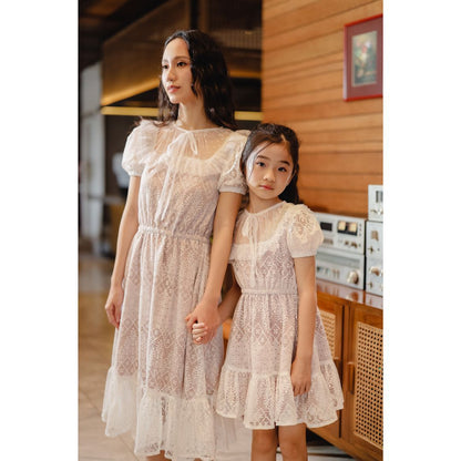 Bundle Hanni Lace Dress + Mini Hanni Lace Dress
