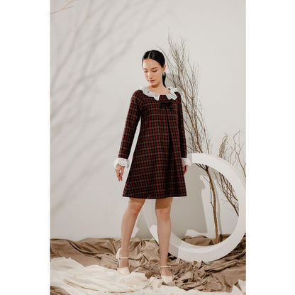 Hye Ji Checkered Dress
