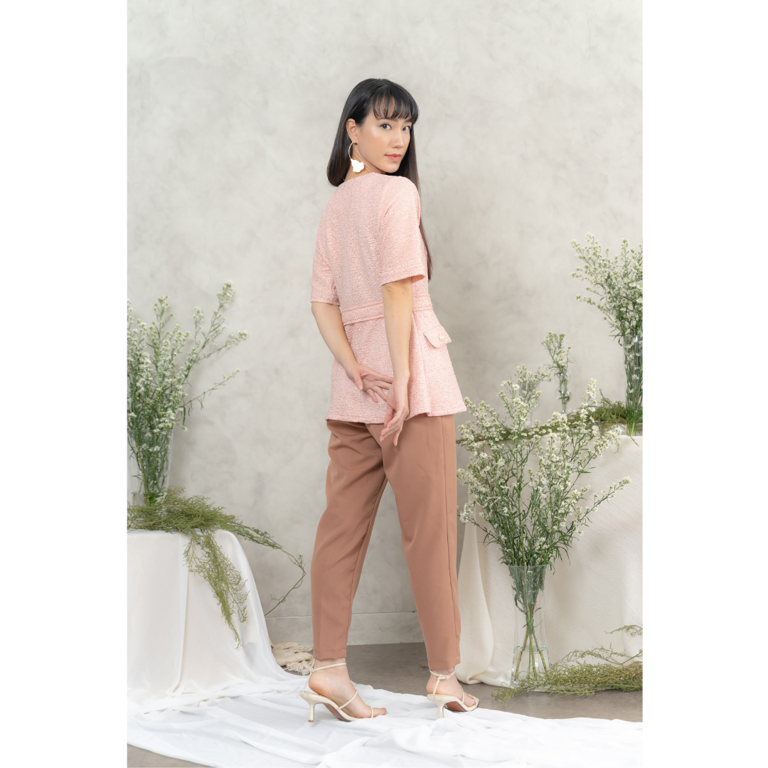 Bundle Suli Top + Youngji Trousers (Mocca)