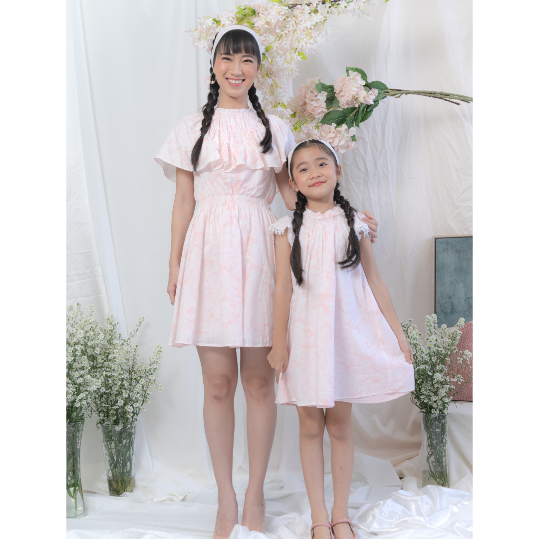 Bundle Jungsoo Ruffle Dress + Mini Jungsoo Ruffle Dress