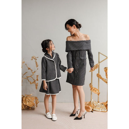 Bundle Sa Rang Tweed Dress + Mini Sa Rang Tweed Set