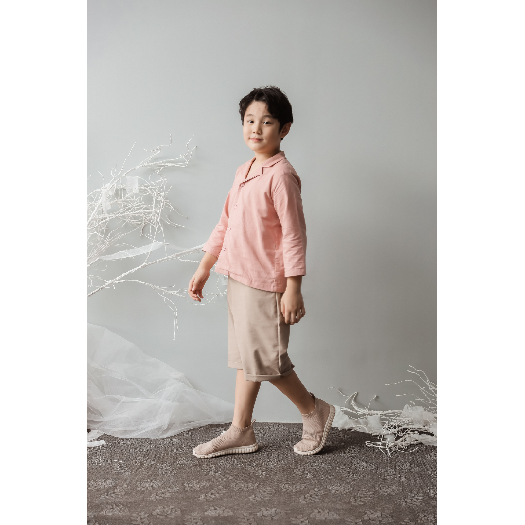 Bundle Mini Haewon Linen Shirt + Mini Sohyun Shorts