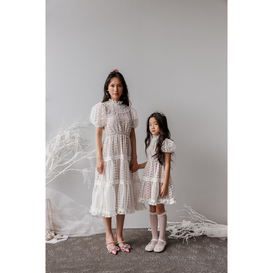 Bundle Siwon Lace Dress + Mini Siwon Lace Dress