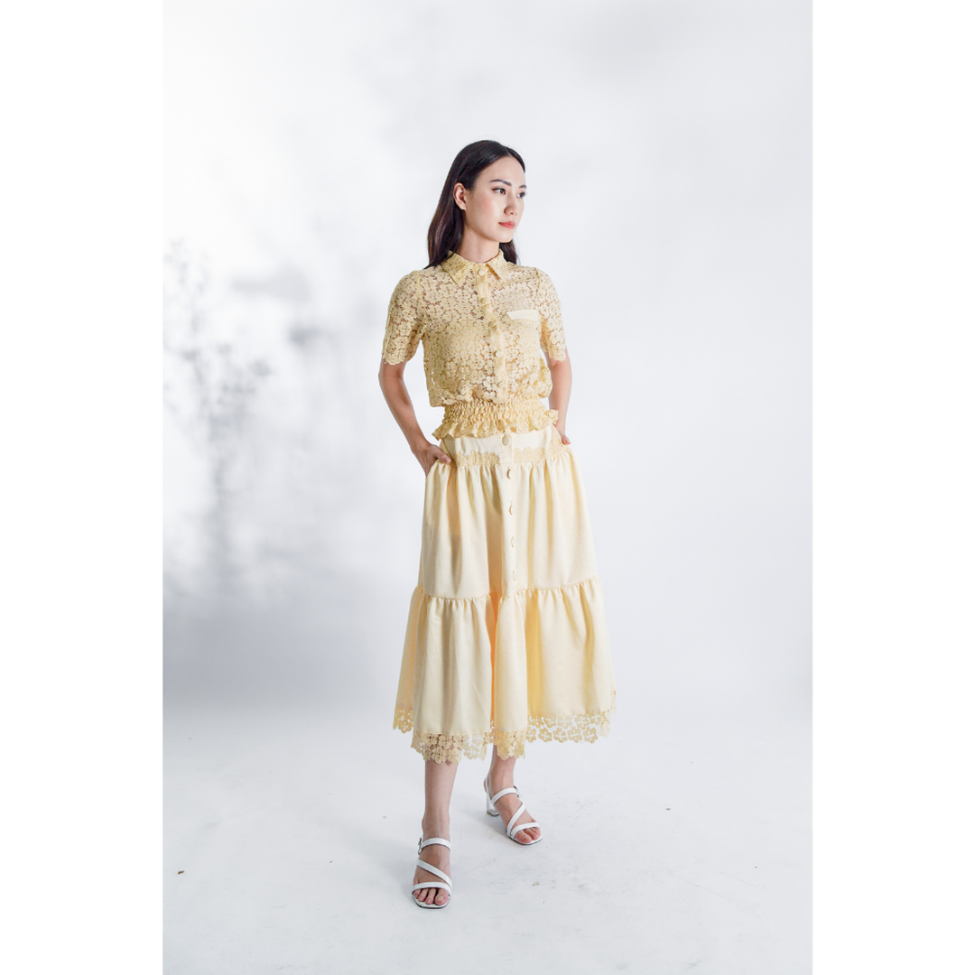 Ga In Midi Skirt