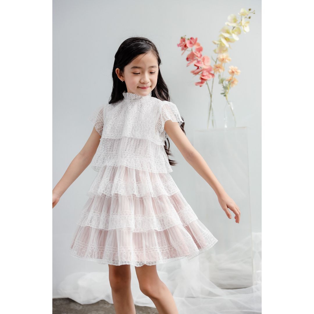 Bundle Rose Lace Dress + Mini Rose Lace Dress