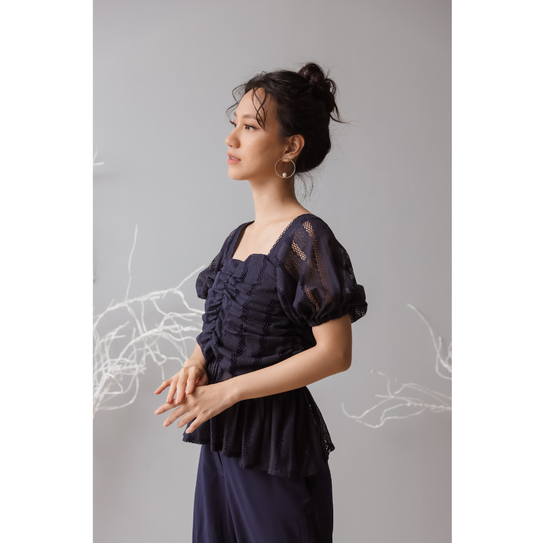 Bundle Yejin Lace Top + Mini Yejin Dress