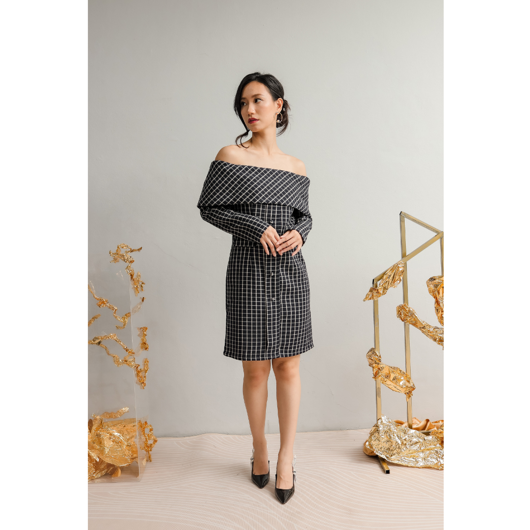 Sa Rang Tweed Dress