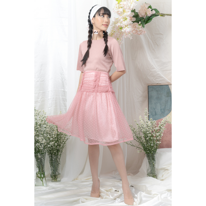 Bundle Seoyi Pleats Top + Seoyi Tulle Skirt