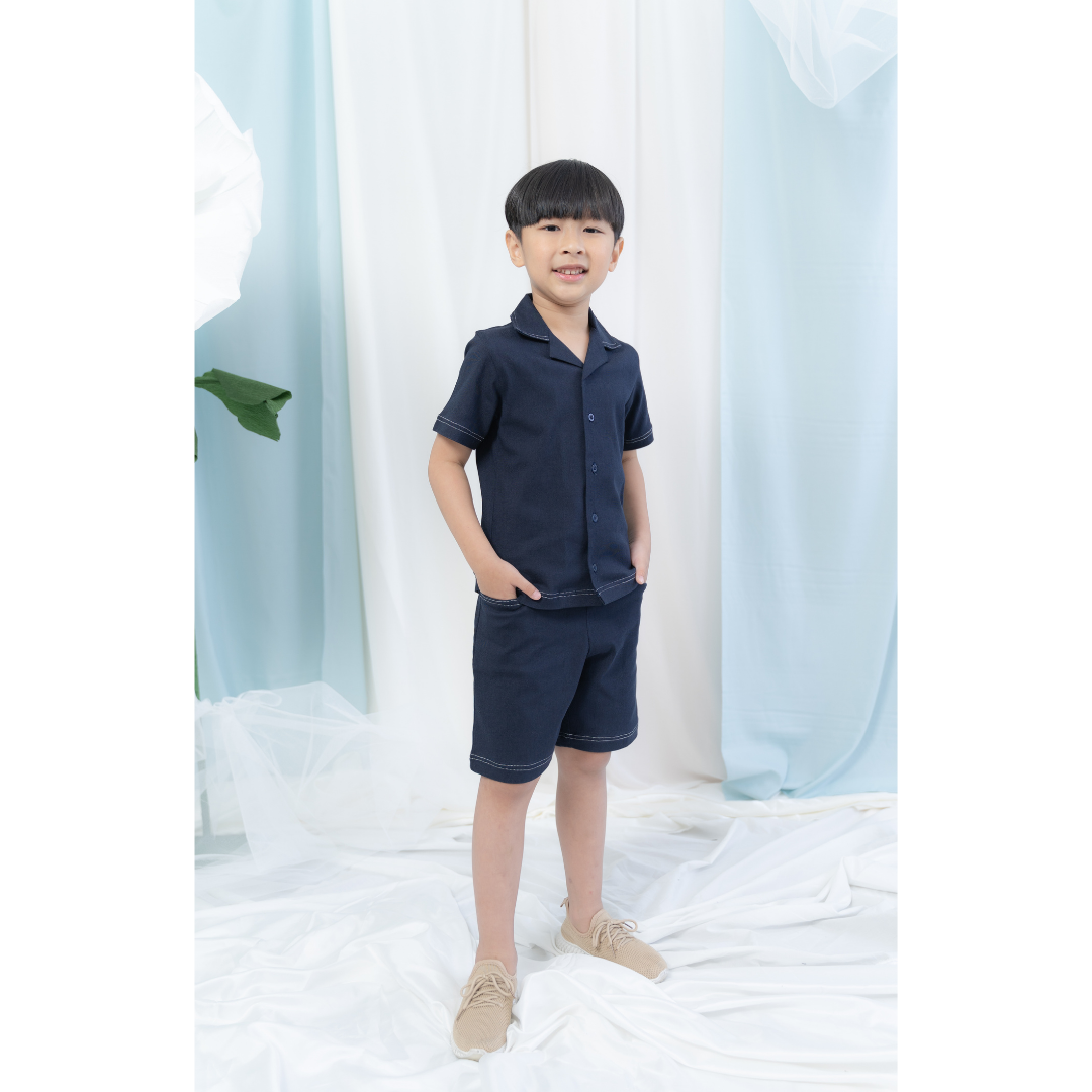 Mini Minwoo Denim Set
