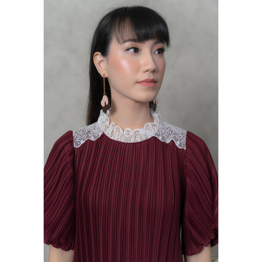 Ayaco Jin Ae Dress (Wine)