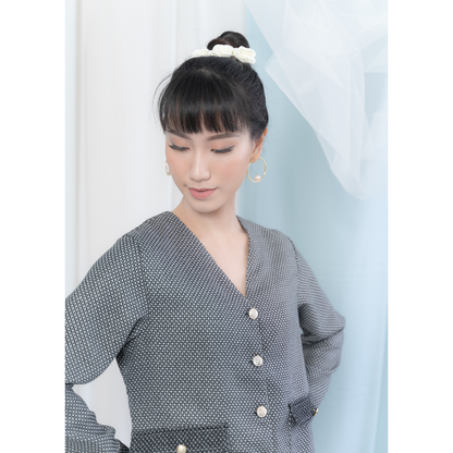 Kora Tweed Top