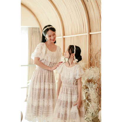 Bundle Yoona Lace Dress + Mini Yoona Lace Dress