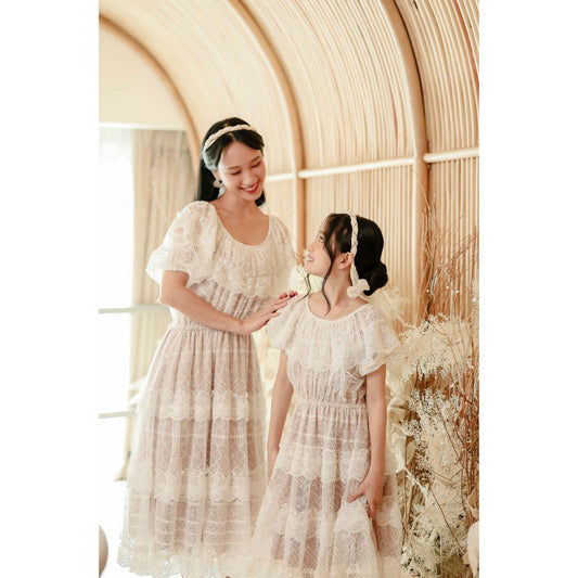 Bundle Yoona Lace Dress + Mini Yoona Lace Dress