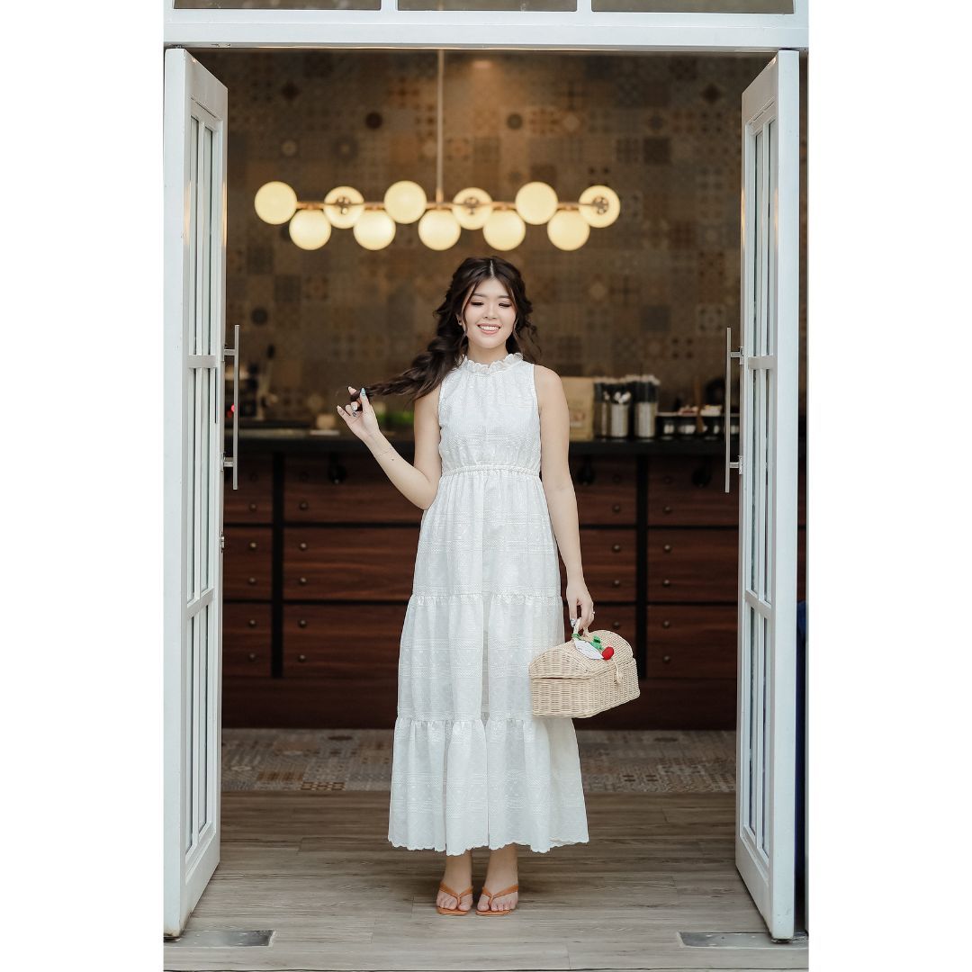 Ayaco x Niaghania Yi Kyung Tiered dress