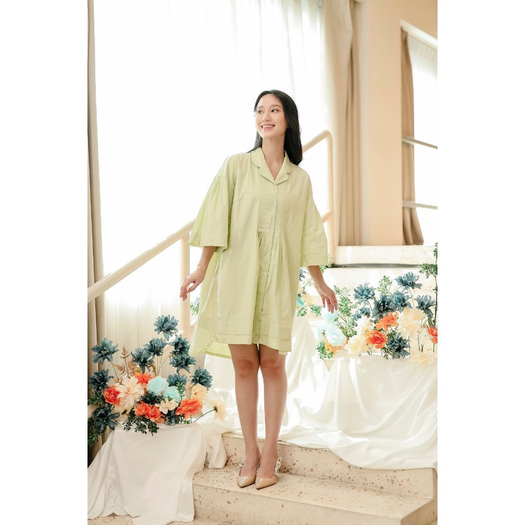 Si Woo Dress (Lime)