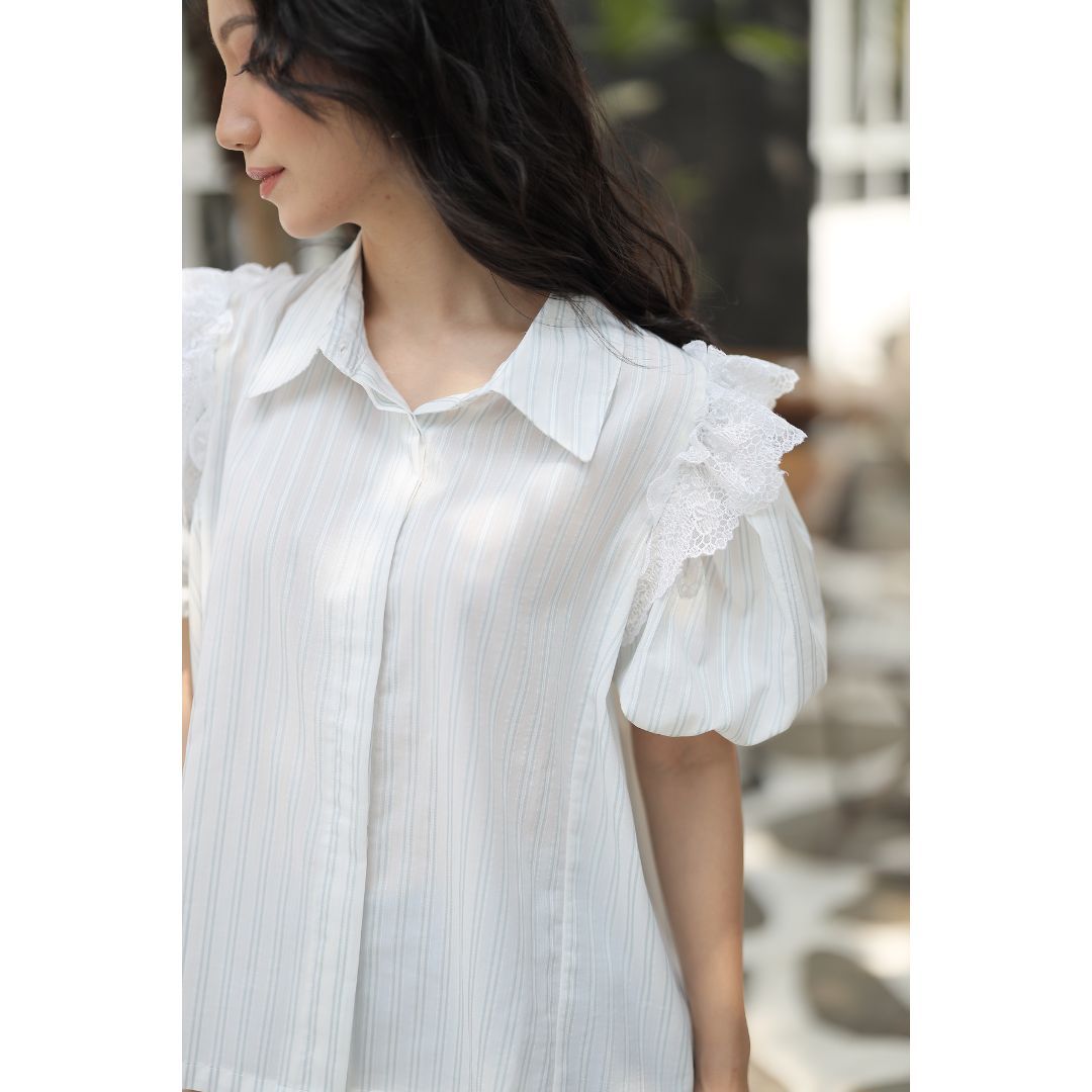 Ji Eun Stripes Shirt