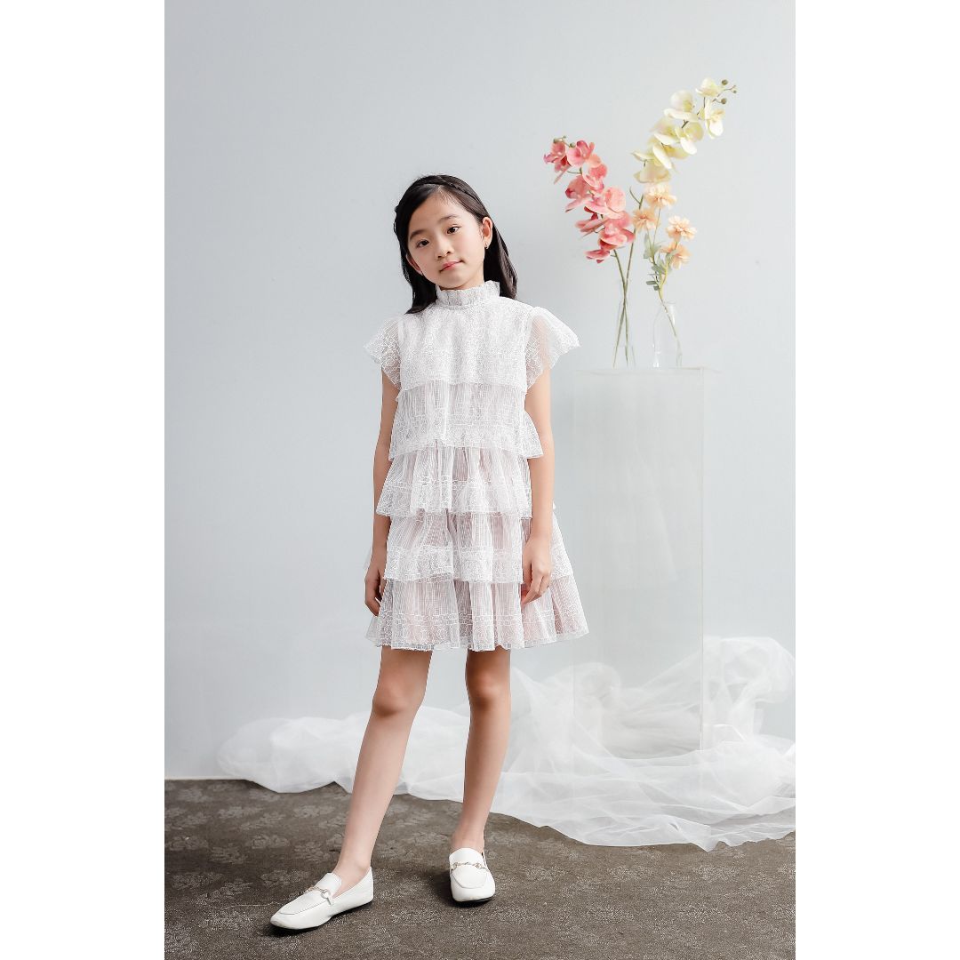 Bundle Rose Lace Dress + Mini Rose Lace Dress