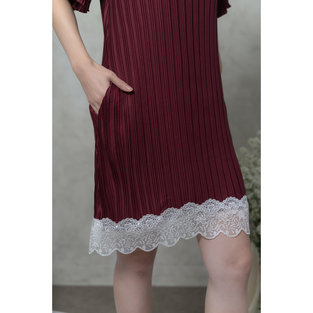 Ayaco Jin Ae Dress (Wine)