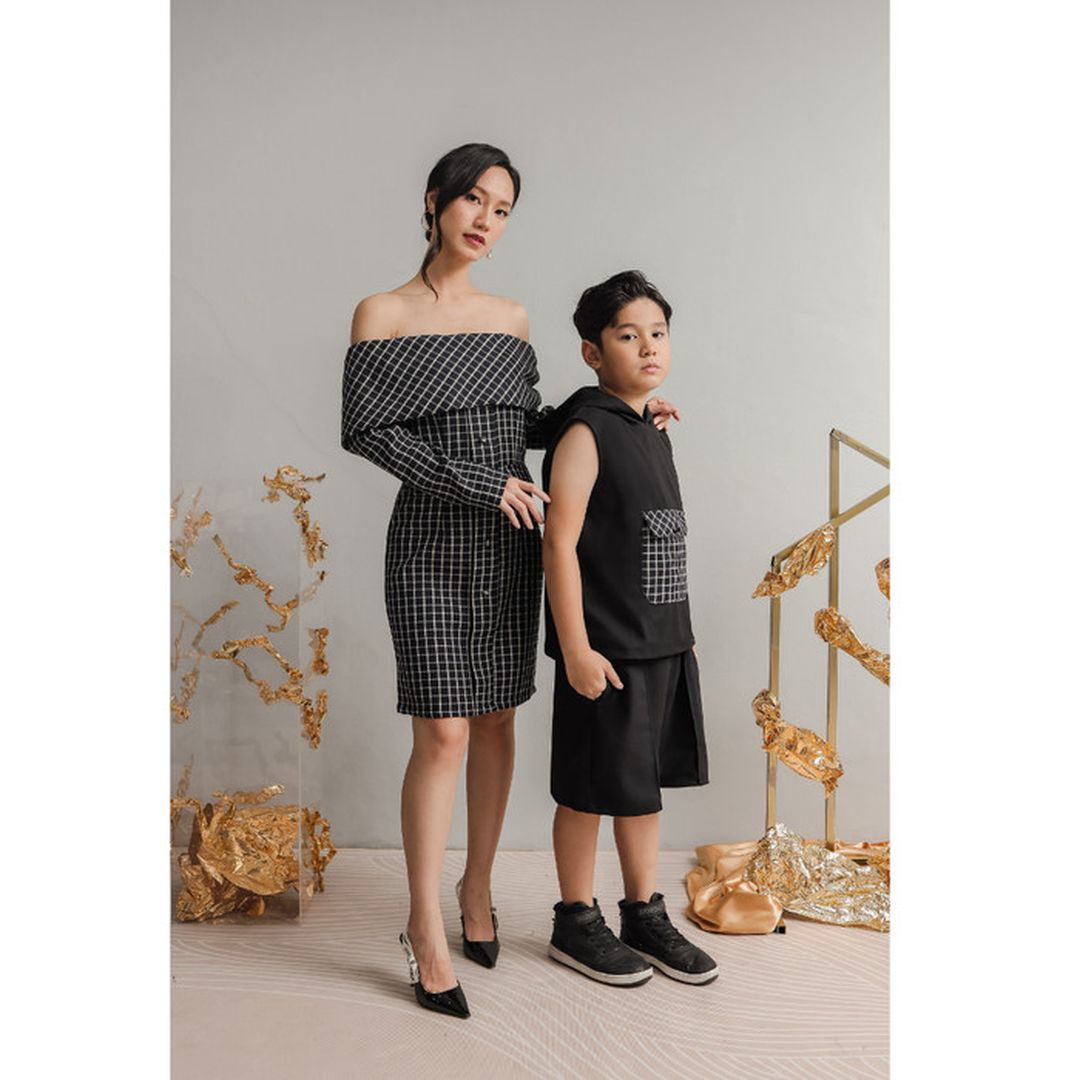 Bundle Sa Rang Tweed Dress + Mini Sa Rang Set