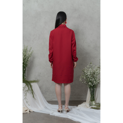 Ayaco Jae Dress (Wine)