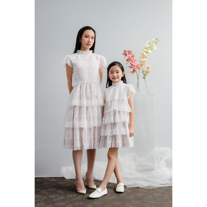 Bundle Rose Lace Dress + Mini Rose Lace Dress