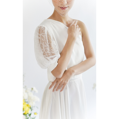 Bundle Areum Silk Top + Areum Silk Skirt