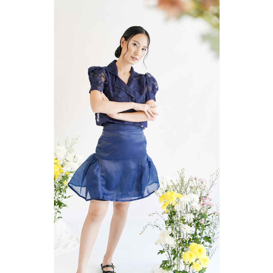 Bundle Yubin Blazer Top + Yubin Skirt