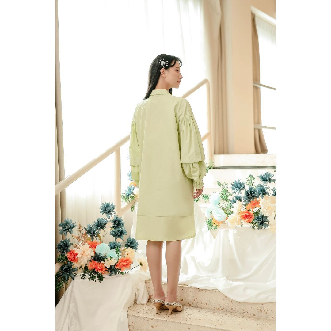 Si Woo Dress (Lime)